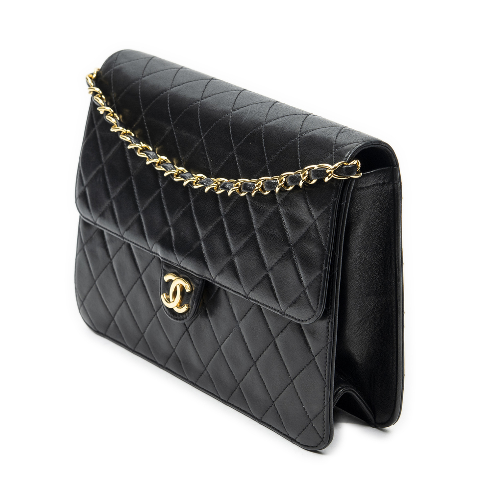 Chanel Vintage Push Lock Straight Flap - Picture 2 of 10